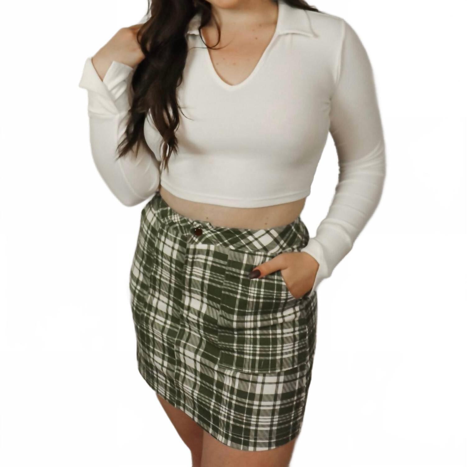 New Style Rack Flora Split Cuff Top In White